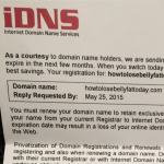The iDNS domain scheme